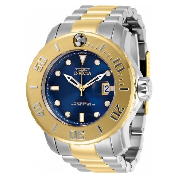 PRO DIVER 50MM INVICTA TWO TONE BLUE DIAL!!